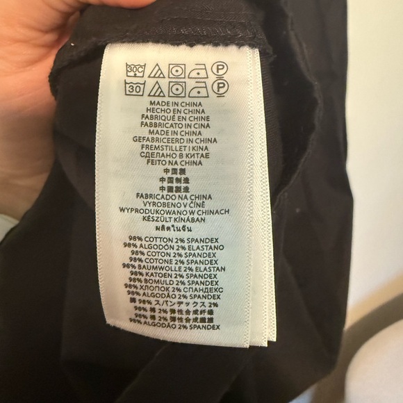 Michael Kors NWT Black Button Down Long Sleeve Blouse Size 16W - Picture 4 of 4